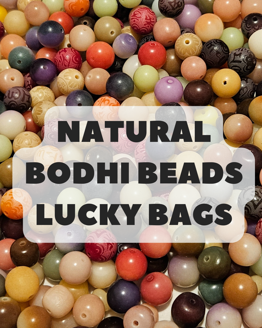 Natural Bodhi Beads Lucky Bags