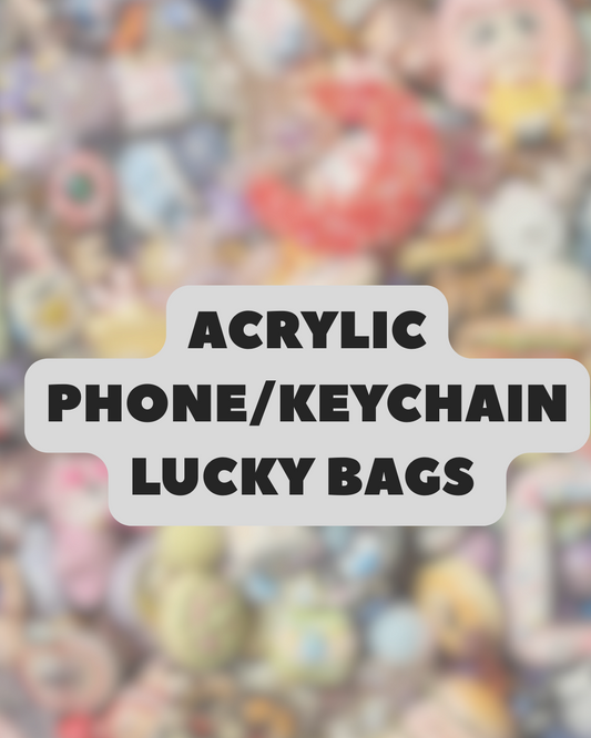 Acrylic Phone Chain/Key Chain Lucky Bag