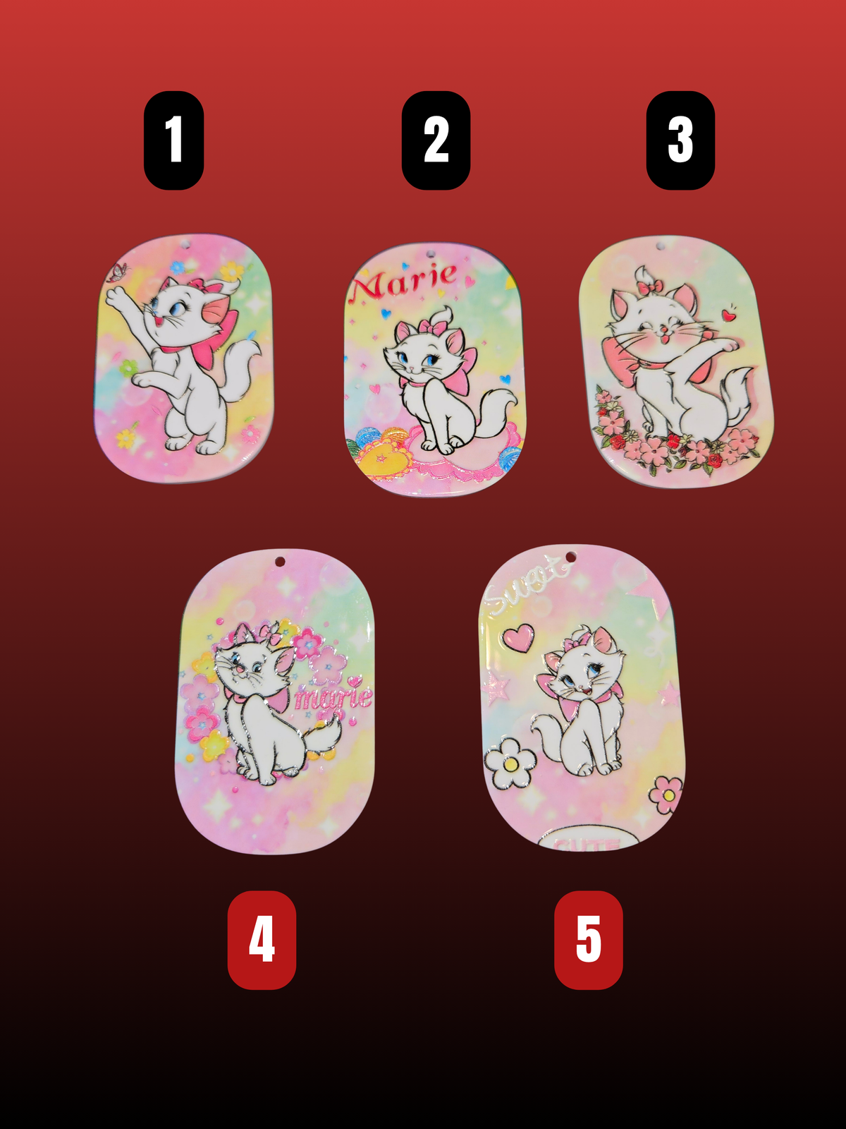 Acrylic Keychain Tags