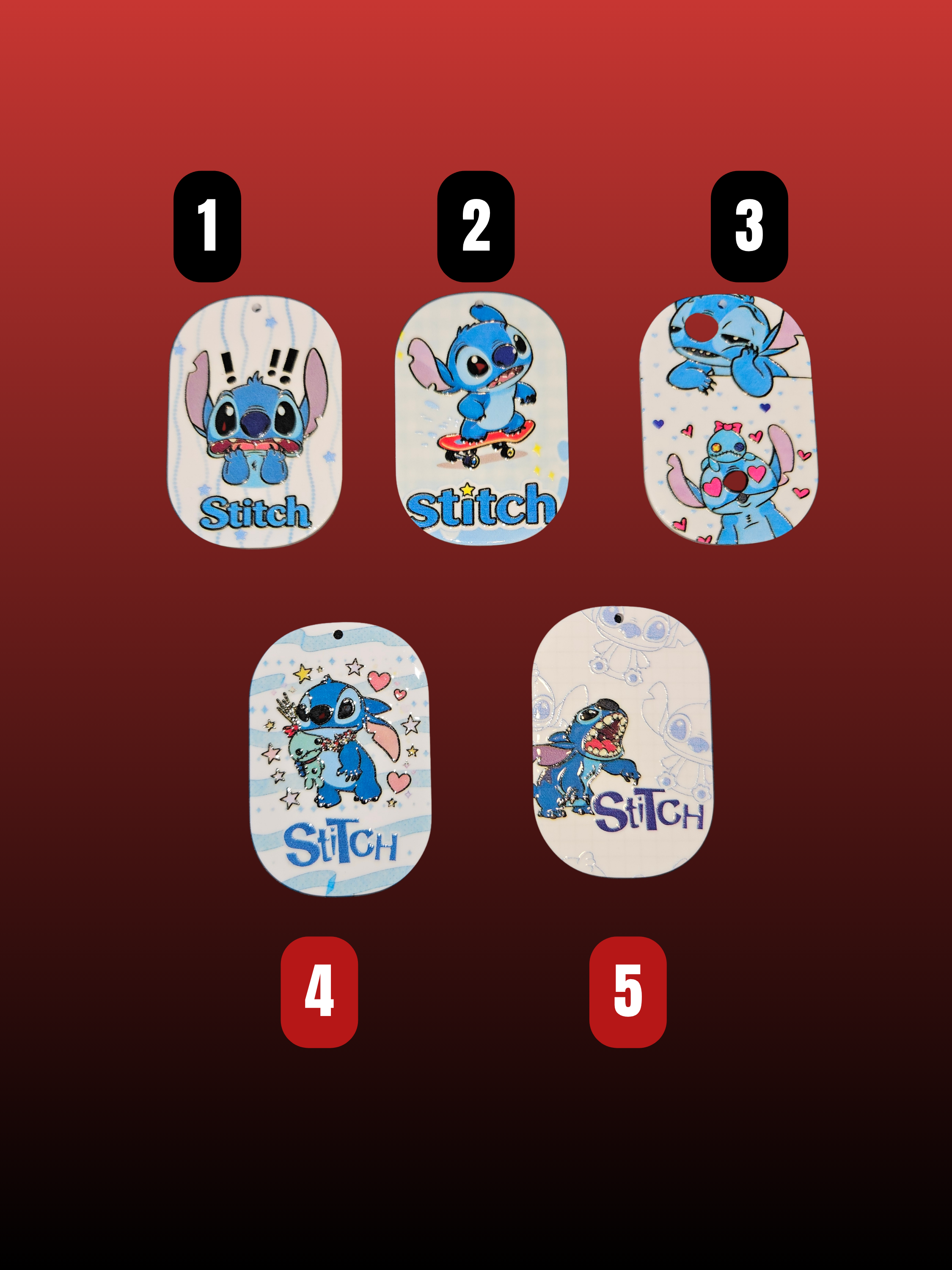 Acrylic Keychain Tags