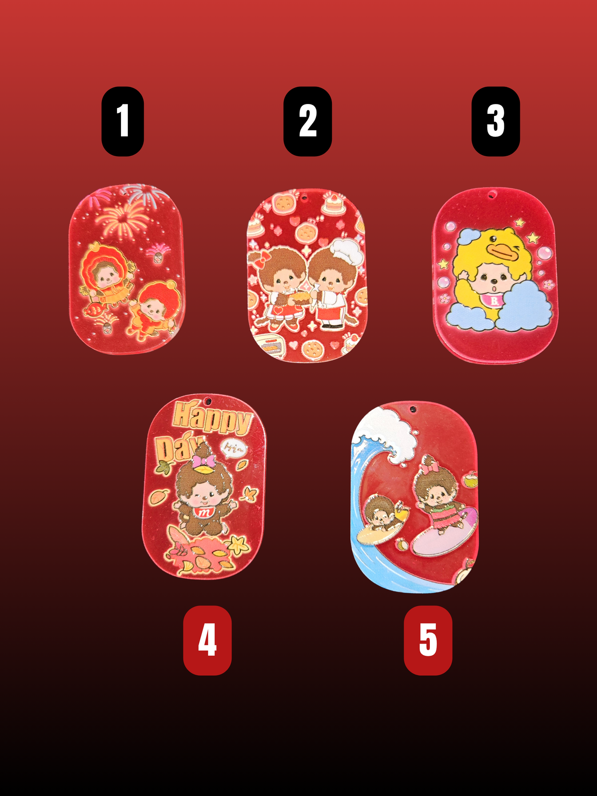 Acrylic Keychain Tags