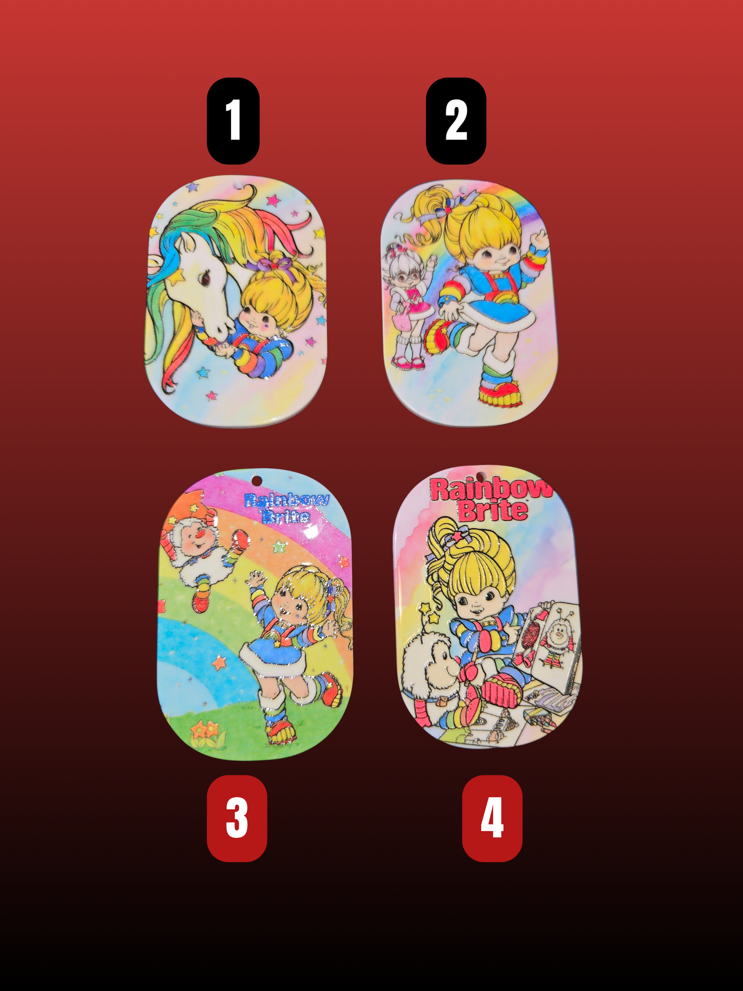 Acrylic Keychain Tags