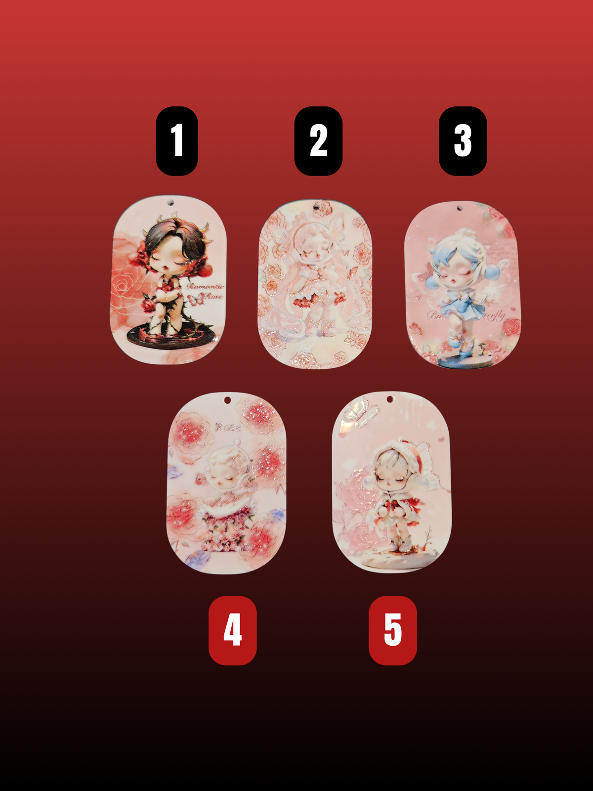 Acrylic Keychain Tags