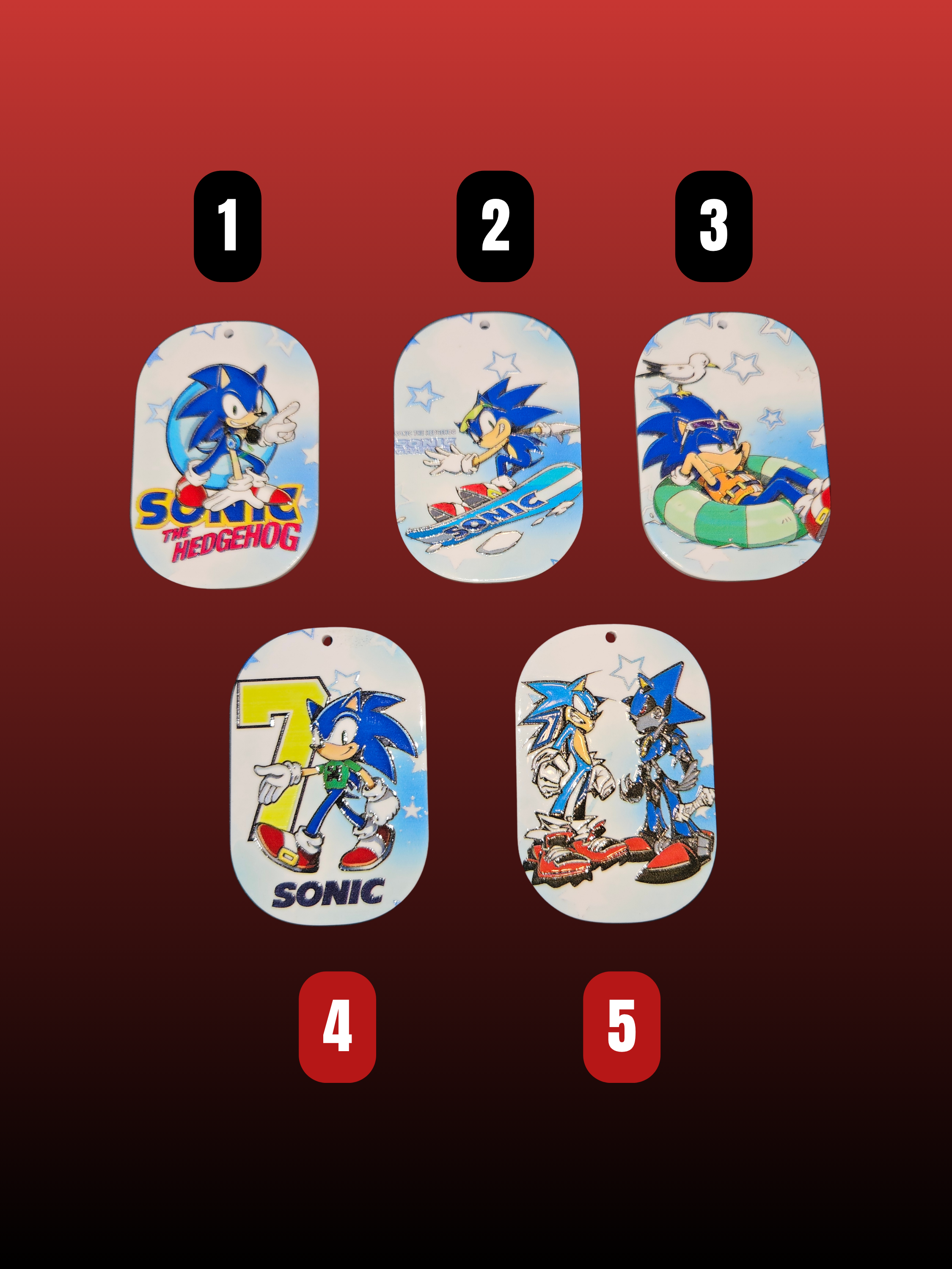 Acrylic Keychain Tags