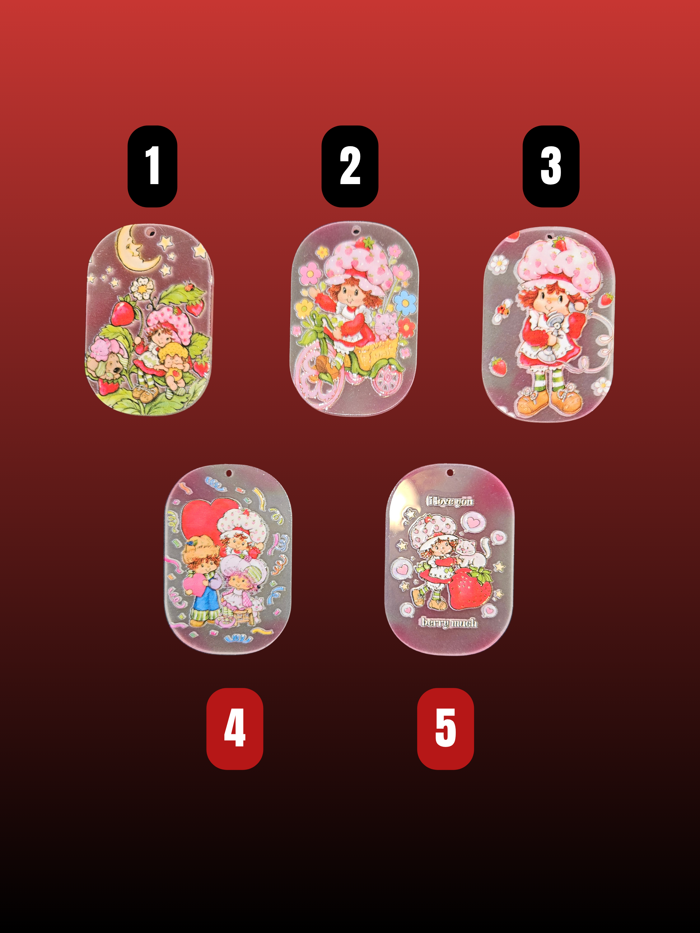 Acrylic Keychain Tags